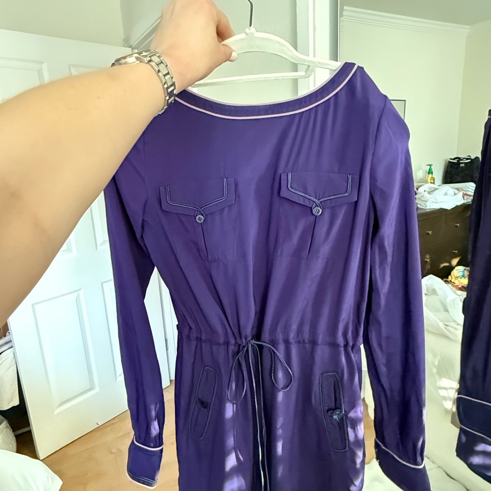 Zac Posen Purple Dress